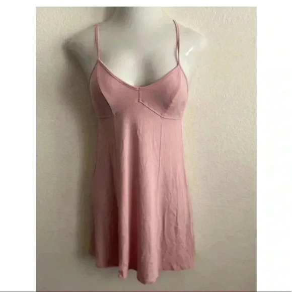 🆕Forever21 Mauve/Blush Sleeveless V-Neck Dress S🆕 - Picture 2 of 8